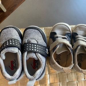 2 pairs of baby shoes- Old Soles and See Kai Run - size 5 & 21